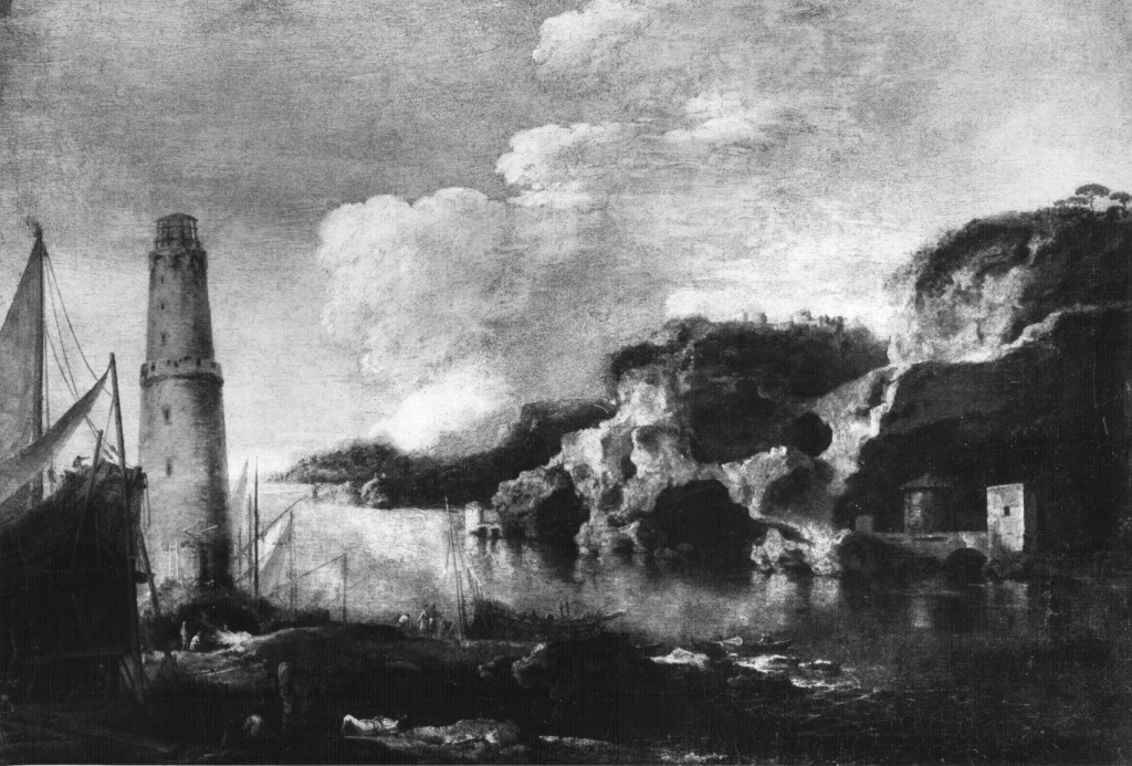 Paesaggio con Marina e faro - Galleria Corsini, Roma